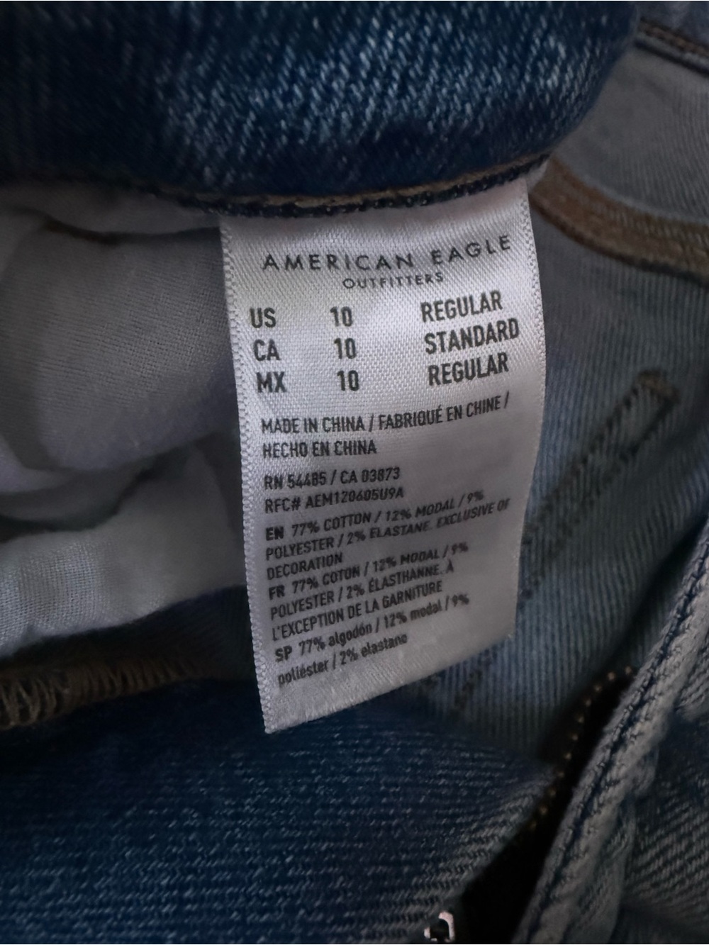 American Eagle Outfitters Light Blue Stretch Denim - Picture 4 of 4